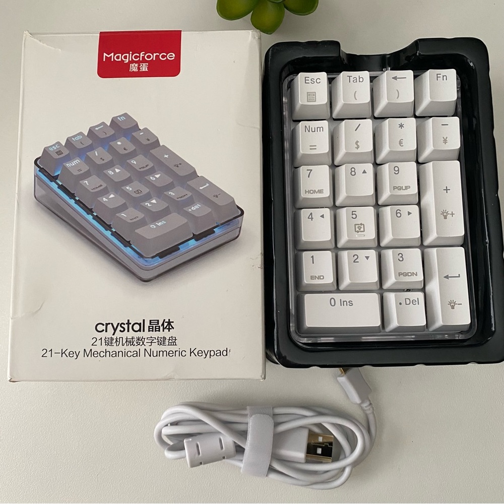 Magicforce Crystal 21-Key Mechanical Numeric Keypad
